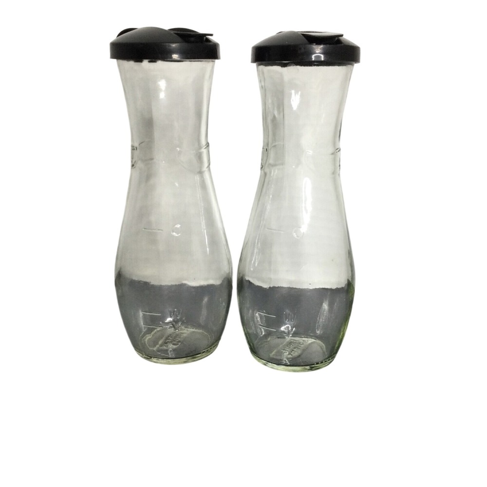 Vtg GOOD‎ SEASONS Salad Dressing Bottle - Oil, Water, Vinegar shake mix Glass